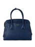 Open Promenade Tote, £375, Handbags, Blue, Leather, Front view